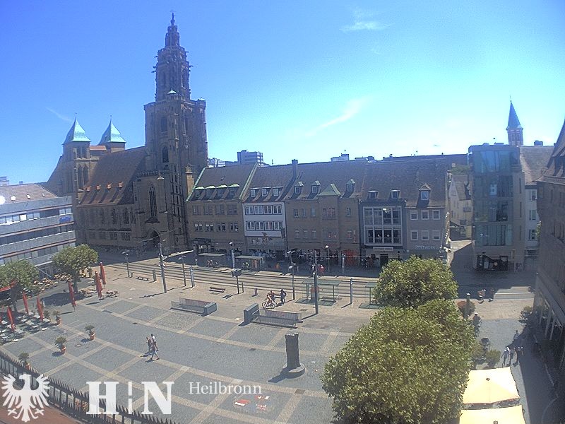 Archiv Foto Webcam Heilbronn Marktplatz