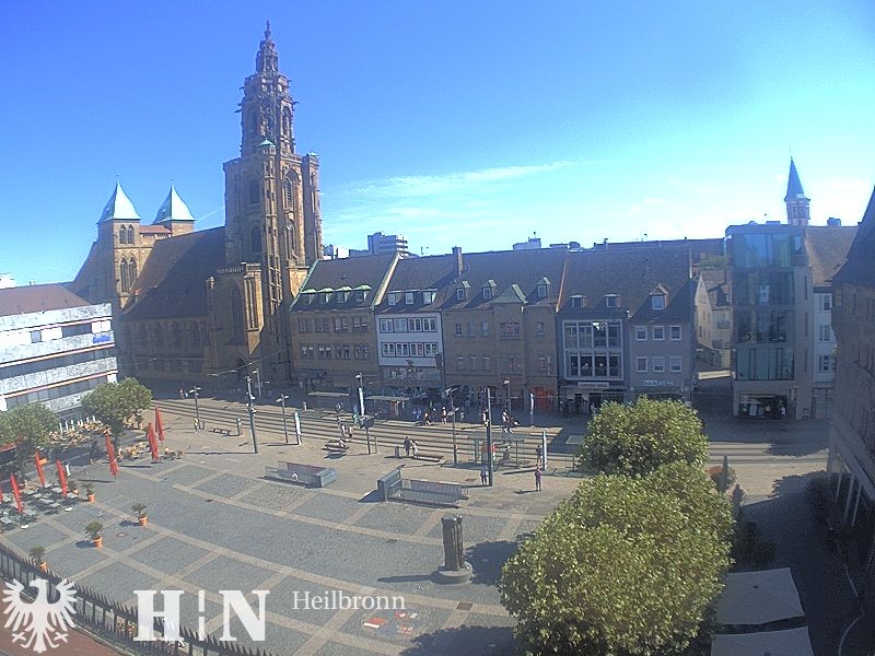 Archiv Foto Webcam Heilbronn Marktplatz