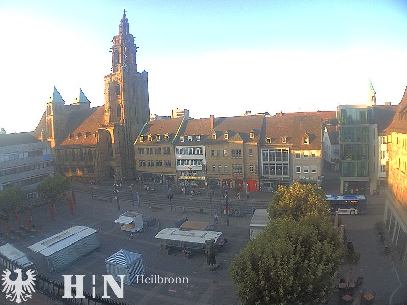 Archiv Foto Webcam Heilbronn Marktplatz