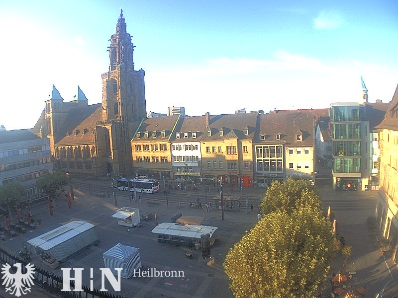 Archiv Foto Webcam Heilbronn Marktplatz