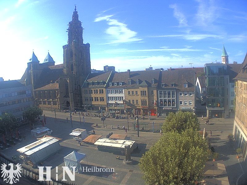 Archiv Foto Webcam Heilbronn Marktplatz