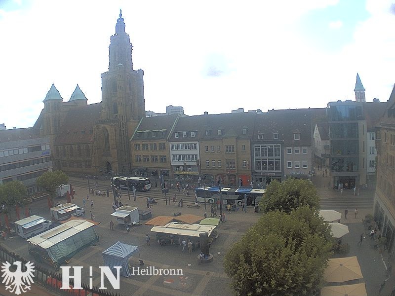 Archiv Foto Webcam Heilbronn Marktplatz