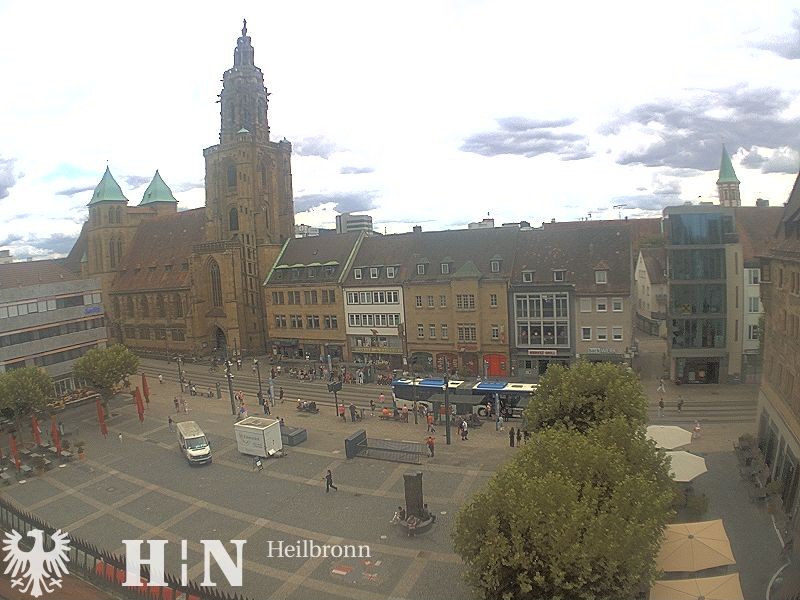 Archiv Foto Webcam Heilbronn Marktplatz