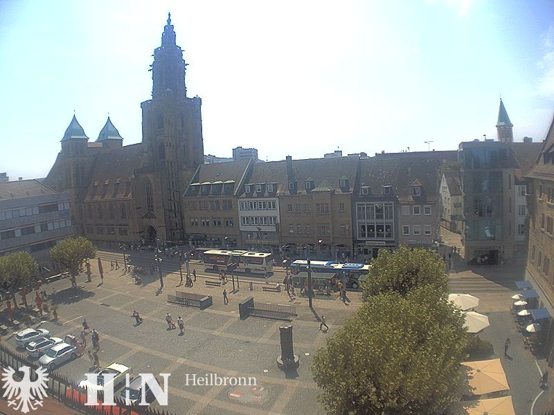 Archiv Foto Webcam Heilbronn Marktplatz