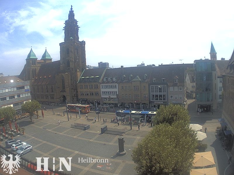 Archiv Foto Webcam Heilbronn Marktplatz