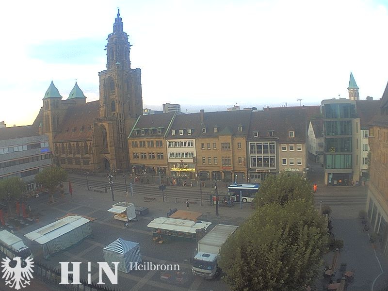 Archived image Webcam Heilbronn: Market place
