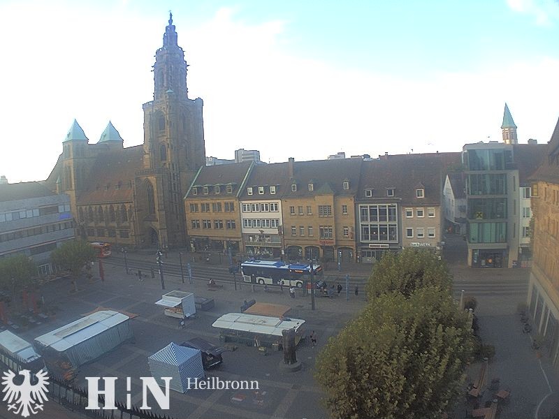 Archived image Webcam Heilbronn: Market place