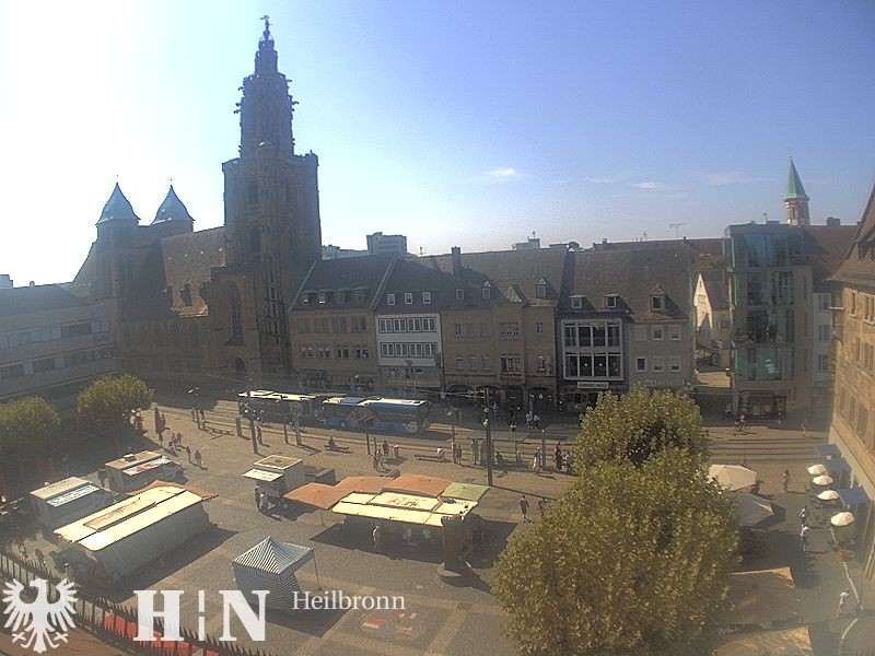 Archived image Webcam Heilbronn: Market place