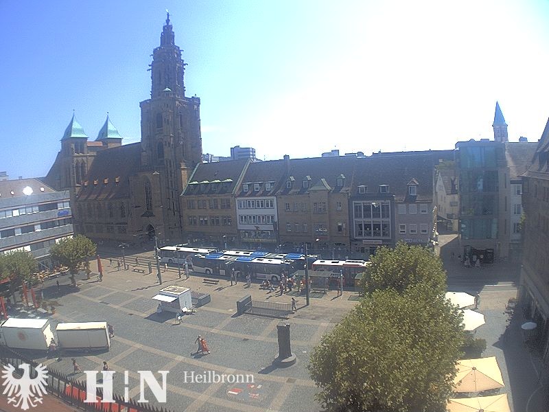 Archived image Webcam Heilbronn: Market place