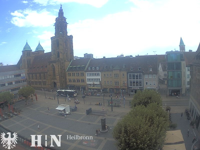 Archived image Webcam Heilbronn: Market place