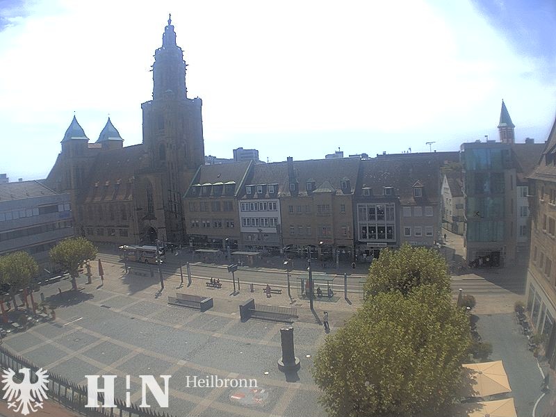 Archiv Foto Webcam Heilbronn Marktplatz
