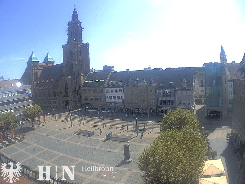 Archiv Foto Webcam Heilbronn Marktplatz