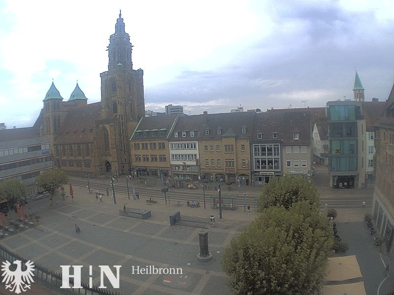 Archiv Foto Webcam Heilbronn Marktplatz
