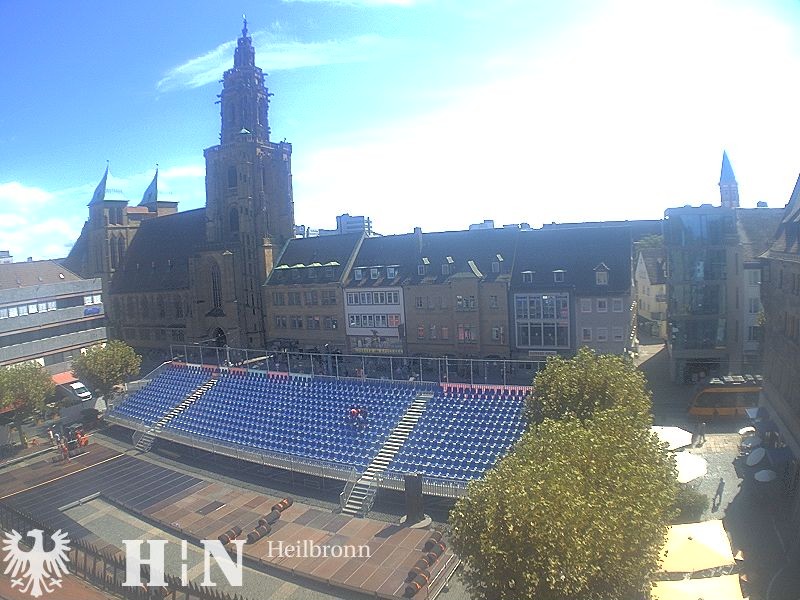 Archiv Foto Webcam Heilbronn Marktplatz