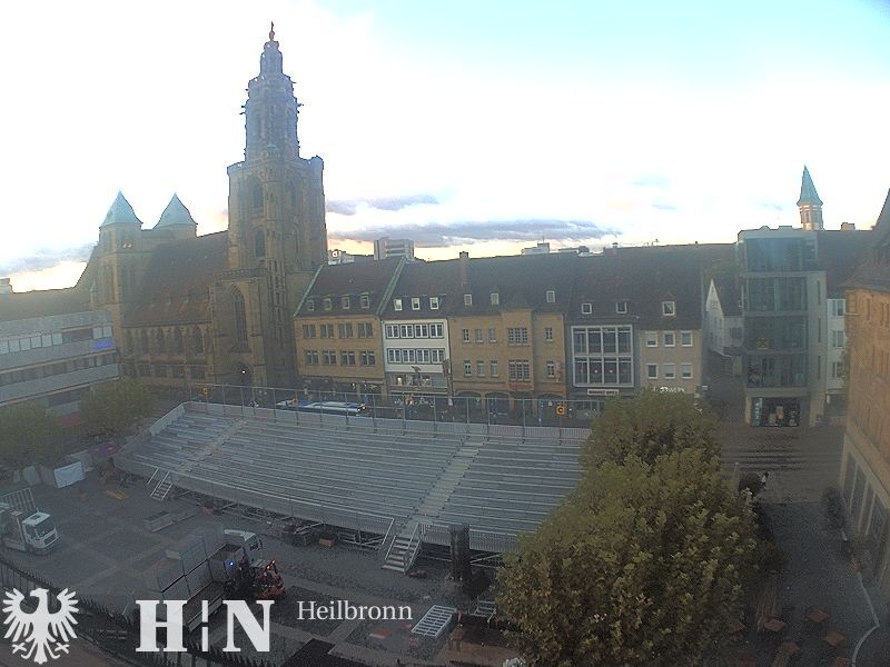 Archiv Foto Webcam Heilbronn Marktplatz