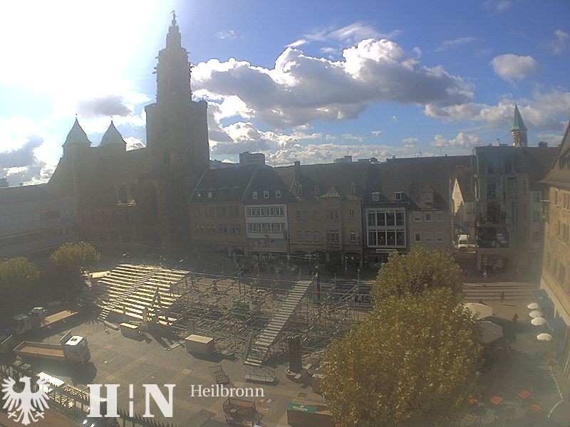 Archiv Foto Webcam Heilbronn Marktplatz
