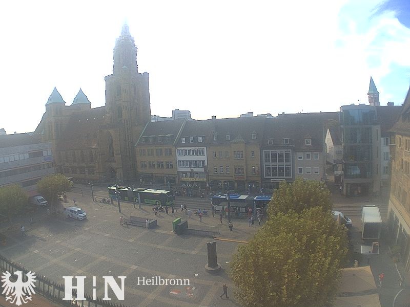 Archiv Foto Webcam Heilbronn Marktplatz