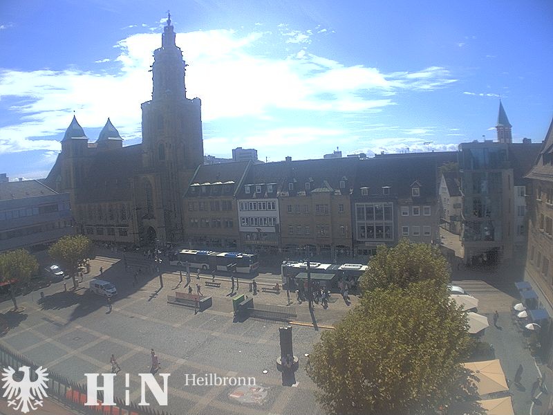 Archived image Webcam Heilbronn: Market place