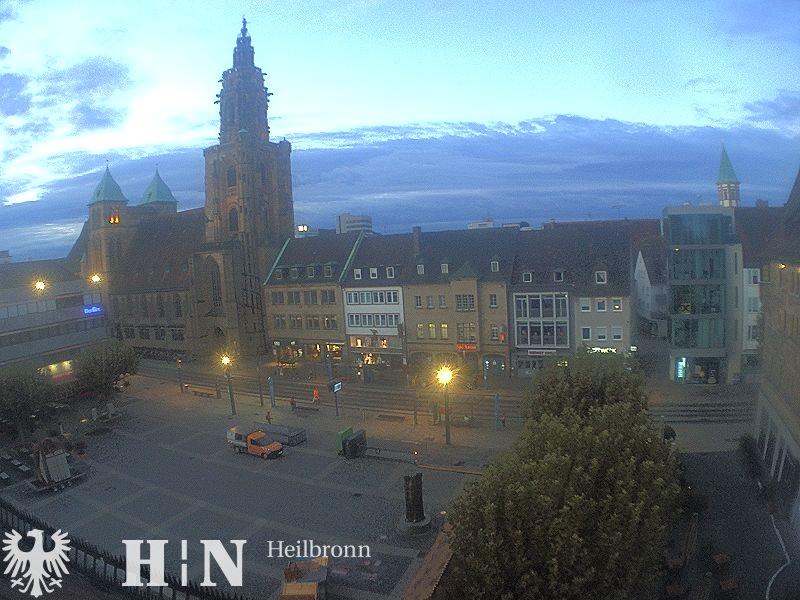 Archiv Foto Webcam Heilbronn Marktplatz