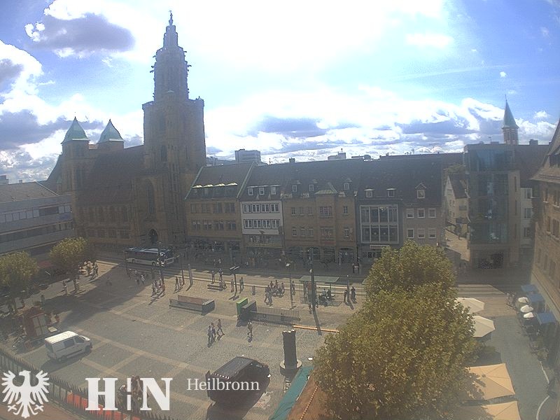 Archiv Foto Webcam Heilbronn Marktplatz