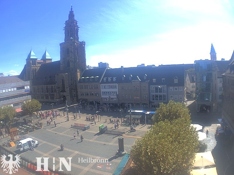 Archiv Foto Webcam Heilbronn Marktplatz