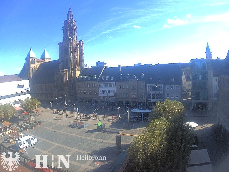 Archiv Foto Webcam Heilbronn Marktplatz