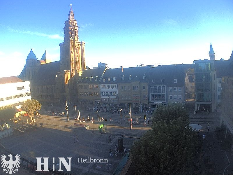 Archiv Foto Webcam Heilbronn Marktplatz
