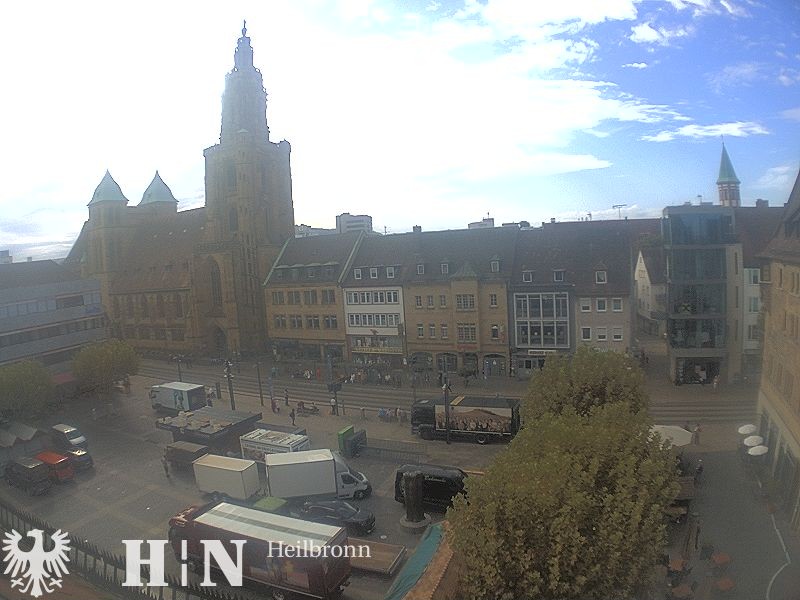 Archiv Foto Webcam Heilbronn Marktplatz