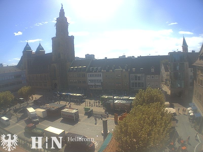 Archiv Foto Webcam Heilbronn Marktplatz