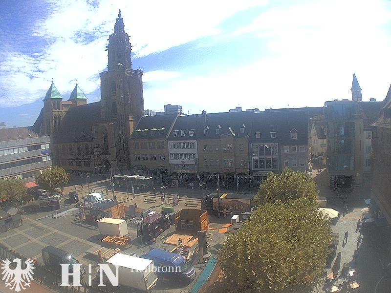 Archiv Foto Webcam Heilbronn Marktplatz