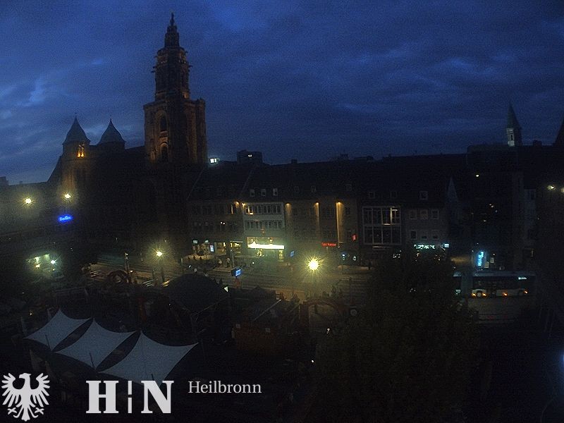 Archiv Foto Webcam Heilbronn Marktplatz