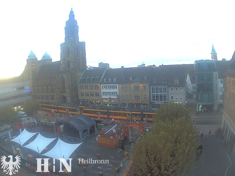 Archiv Foto Webcam Heilbronn Marktplatz