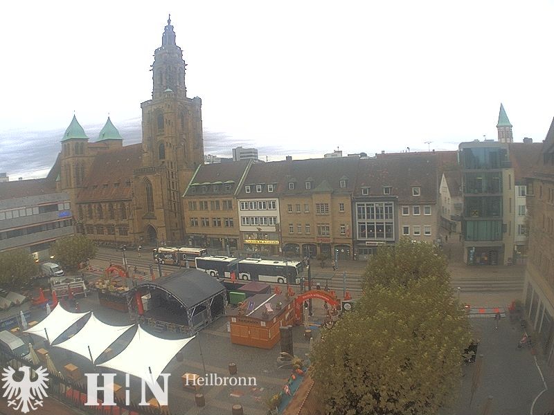 Archiv Foto Webcam Heilbronn Marktplatz