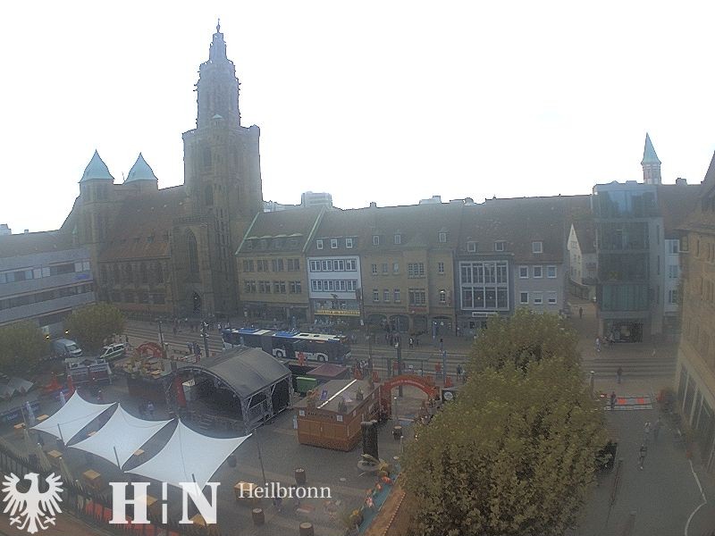 Archiv Foto Webcam Heilbronn Marktplatz