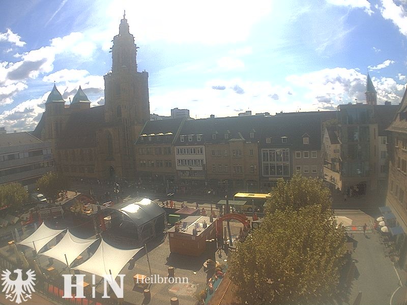 Archiv Foto Webcam Heilbronn Marktplatz