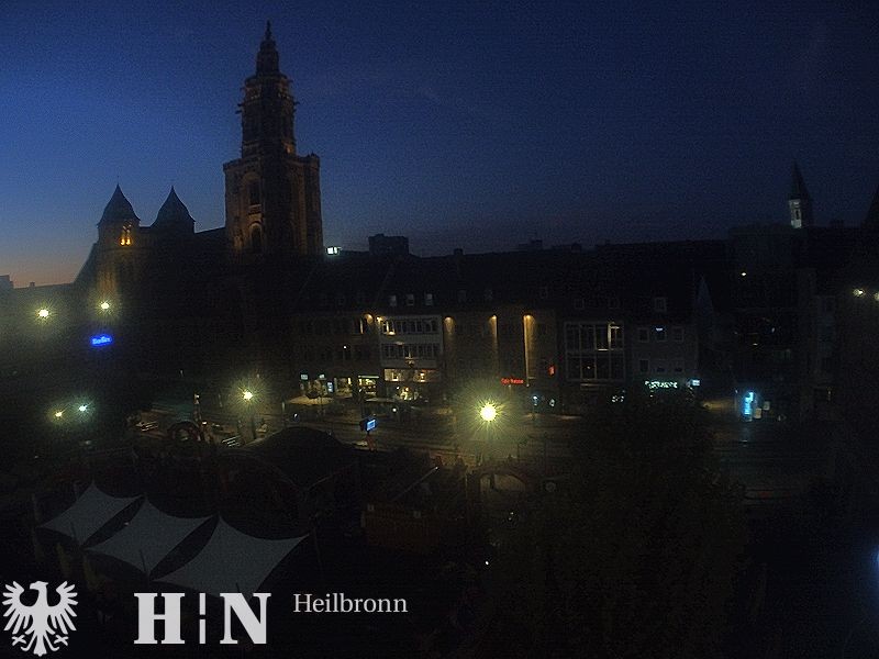 Archiv Foto Webcam Heilbronn Marktplatz