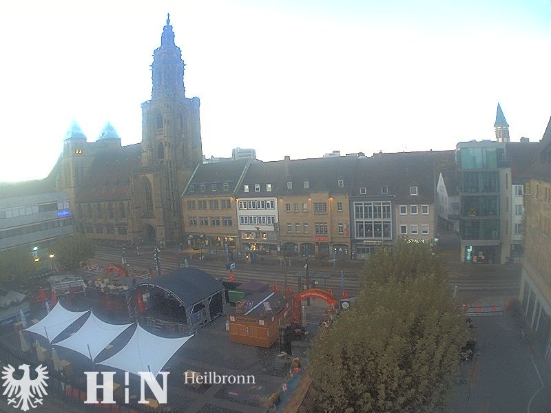 Archiv Foto Webcam Heilbronn Marktplatz