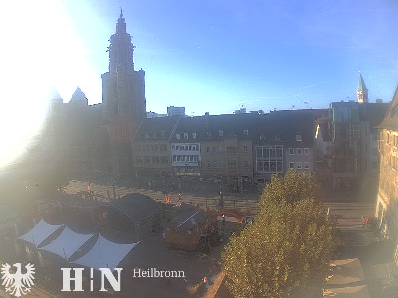 Archiv Foto Webcam Heilbronn Marktplatz