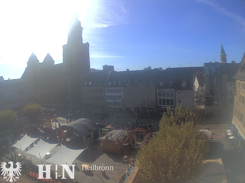 Archiv Foto Webcam Heilbronn Marktplatz