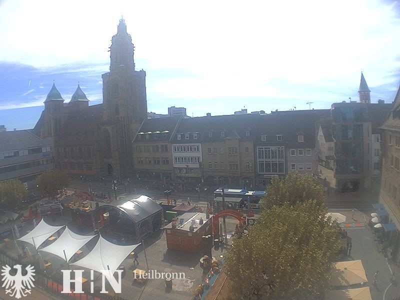 Archiv Foto Webcam Heilbronn Marktplatz