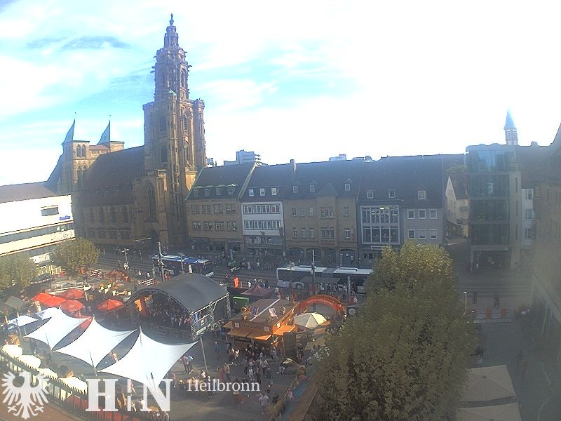 Archiv Foto Webcam Heilbronn Marktplatz