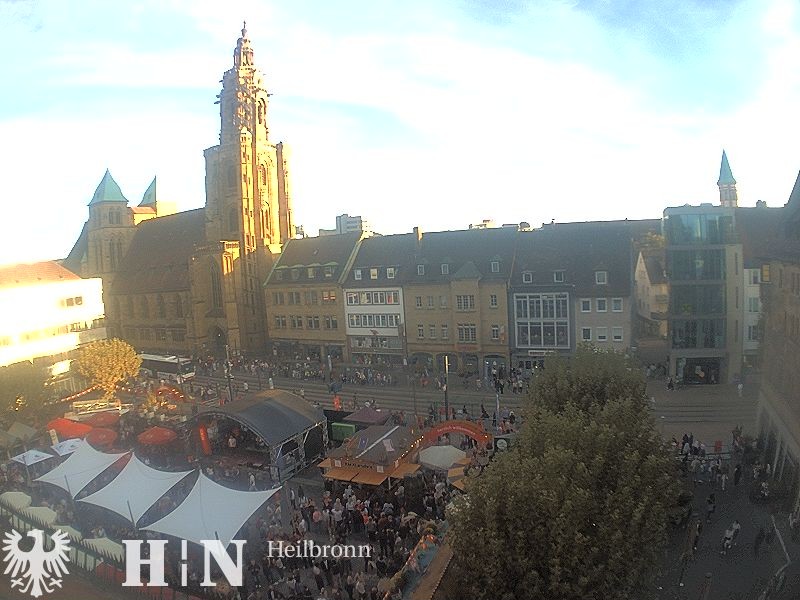 Archiv Foto Webcam Heilbronn Marktplatz