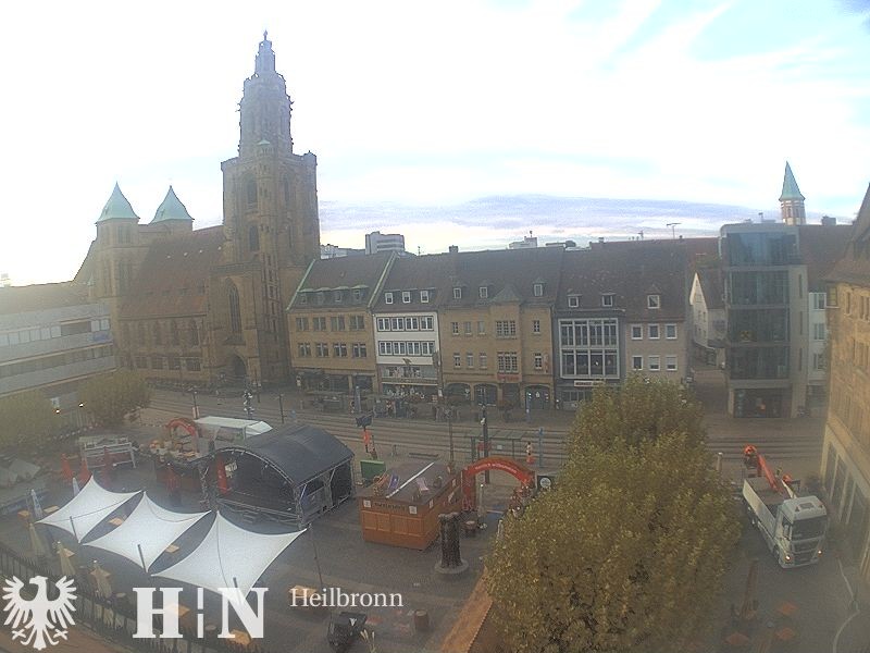 Archiv Foto Webcam Heilbronn Marktplatz