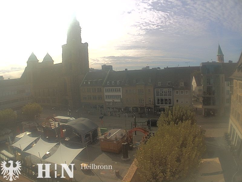 Archiv Foto Webcam Heilbronn Marktplatz