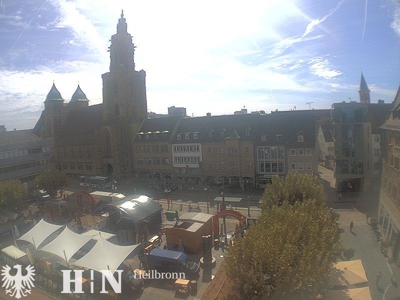 Archiv Foto Webcam Heilbronn Marktplatz