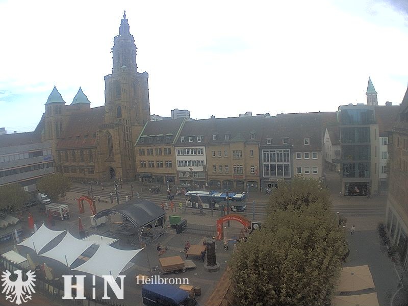 Archiv Foto Webcam Heilbronn Marktplatz