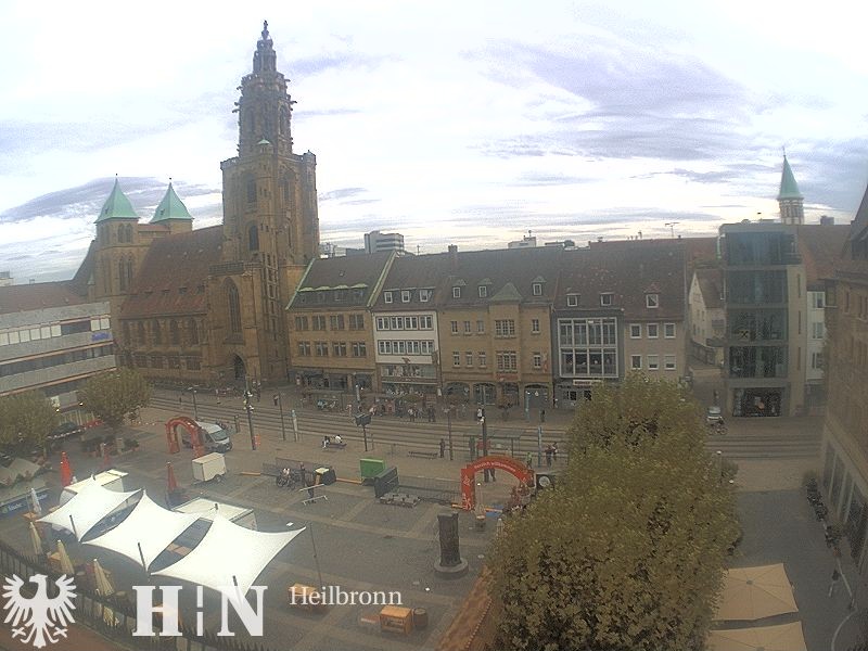 Archiv Foto Webcam Heilbronn Marktplatz