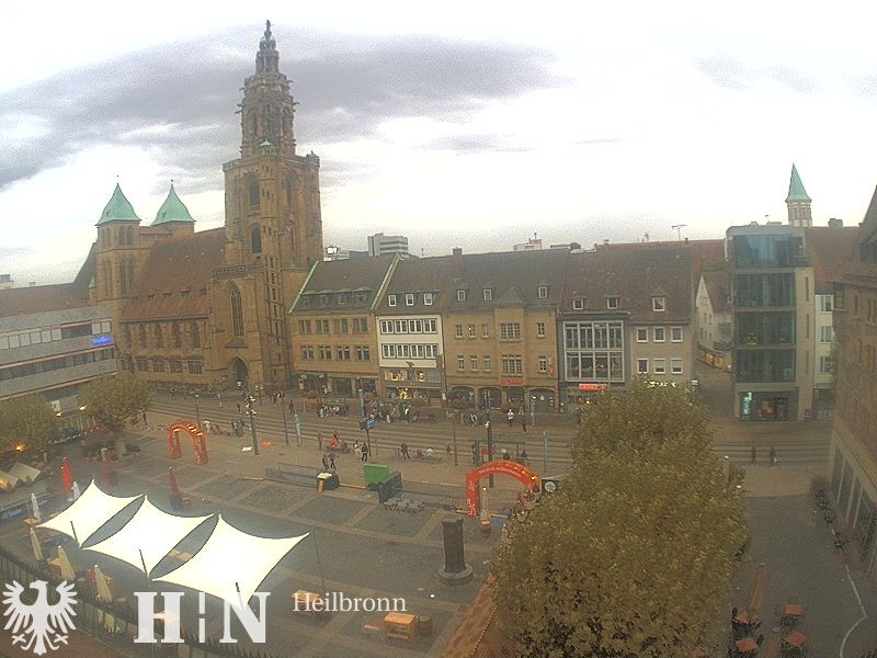 Archiv Foto Webcam Heilbronn Marktplatz