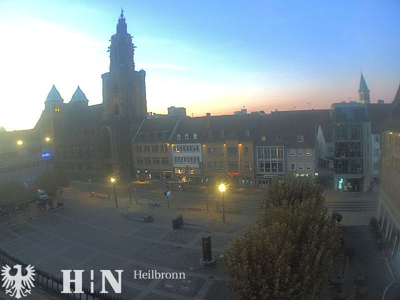 Archiv Foto Webcam Heilbronn Marktplatz