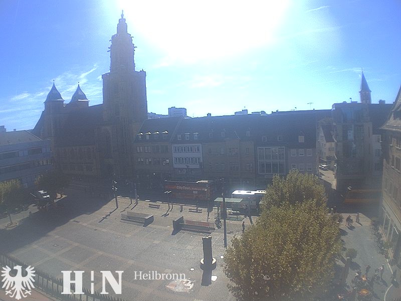 Archiv Foto Webcam Heilbronn Marktplatz